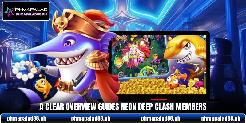 A clear overview guides Neon Deep Clash members A clear overview guides Neon Deep Clash members