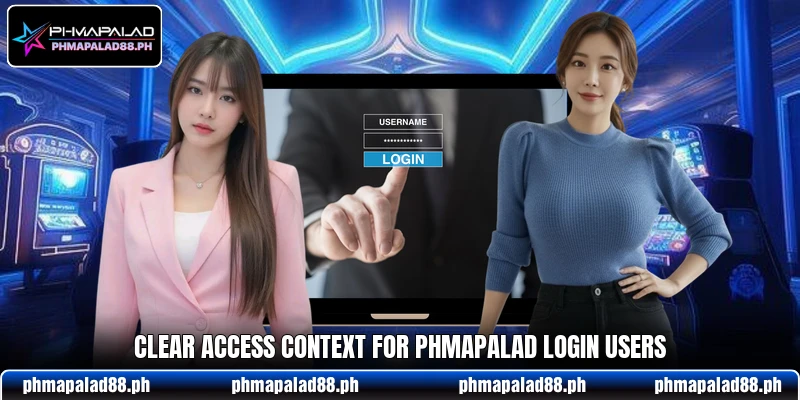 Clear access context for PHMapalad login users