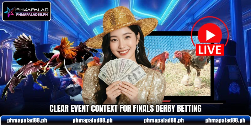 Clear event context for Finals Derby betting