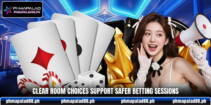 Clear room choices support safer betting sessions Clear room choices support safer betting sessions