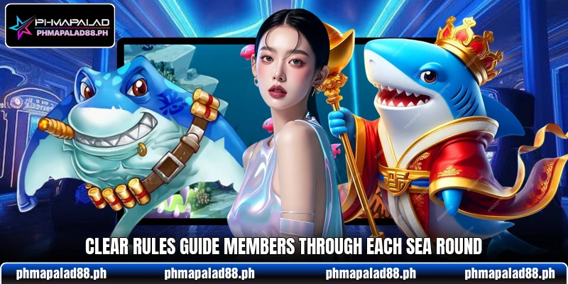 Clear rules guide members through each sea round