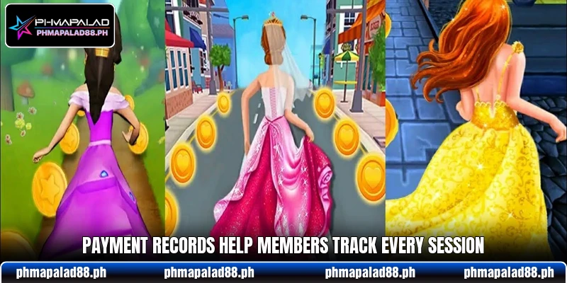 Payment records help members track every session
