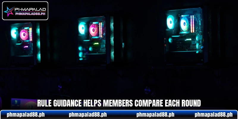 Rule guidance helps members compare each round Rule guidance helps members compare each round