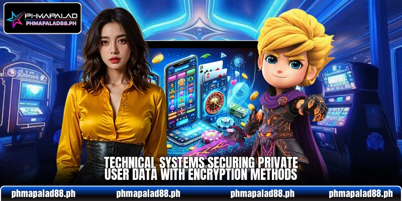 Technical systems securing private user data with encryption methods Technical systems securing private user data with encryption methods